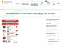 The 72nd Research and Presentation (ONLINE) by TIEC Residents | JASSO