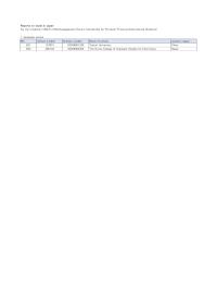 Reports on study in Japan (by the recipients (2023) of Monbukagakusho Honors Scholarship for Privately-Financed International Students)