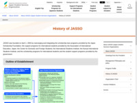 History of JASSO | JASSO