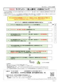 マイナンバー提出書