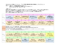 令和3年度「キャリア教育・就職支援の取組」事例紹介タイムスケジュール