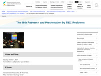 The 46th Research and Presentation by TIEC Residents | JASSO