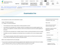 Examination Fee | JASSO