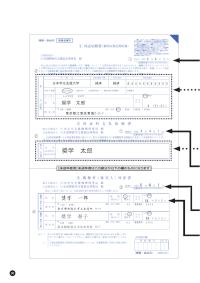返還誓約書等の記入例・添付書類・【機関保証】保証依頼書