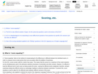 Scoring, etc. | JASSO