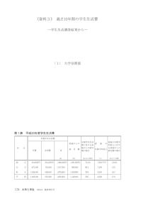 大学と学生第556号平成20年度学生生活調査（資料３）過去10年間の学生生活費-JASSO