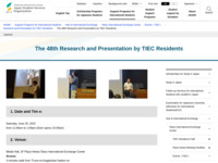 The 48th Research and Presentation by TIEC Residents | JASSO