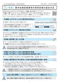 【重要】奨学金確認書兼地方税同意書の提出方法