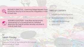 Presentation slides of Sakshi Pandey