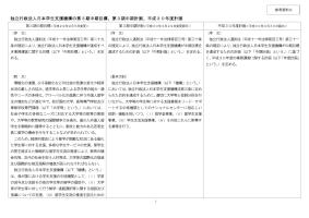 第3期中期目標、第3期中期計画、平成30年度計画