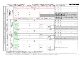 返還誓約書記載事項訂正届（成年者用）