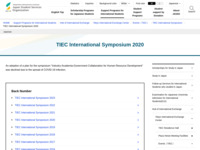 TIEC International Symposium 2020 | JASSO