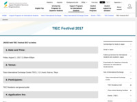 TIEC Festival 2017 | JASSO