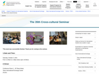 The 35th Cross-cultural Seminar | JASSO