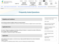 Frequently Asked Questions | JASSO