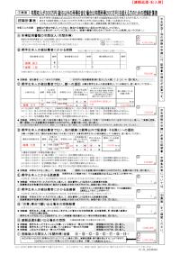 年間収入が300万円を超える方のための控除計算表 記入例