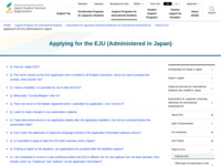 Applying for the EJU (Administered in Japan) | JASSO