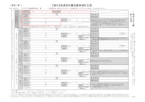 【海外】返還誓約書記載事項訂正届