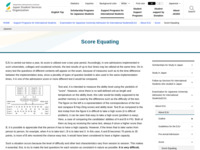 Score Equating | JASSO